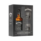 Ameriški whiskey Jack Daniels + 2 kozarca + GB 0,7 l