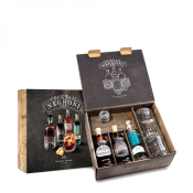 Darilni set NEGRONI s kozarci Amaro - Gin - Vermuth + 2 Negroni kozarca 3x 0,2 l