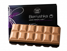 Mlečna čokolada s sivko Berryshka 120 g