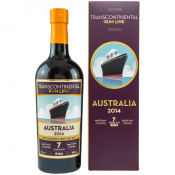 Rum Australia 2014 7y Transcontinental + GB 0,7 l