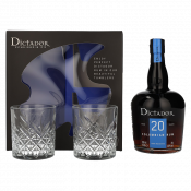 Rum Dictador 20 yo ICON RESERVE + 2 kozarca + GB 0,7 l