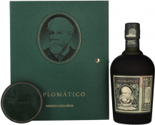 Rum Diplomatico Reserva Exclusiva + Coaster + GB 0,7 l