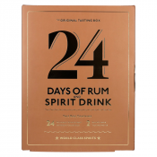 Rum S.B.S 24 DAYS OF RUM The Original YELLOW Rum Box + 2 kozarca 24 x 0,02 l