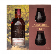 Škotski whisky Aberlour 12 let + 2 kozarca GB 0,7 l