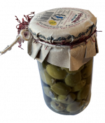 Zelene olive polnjene s slanimi inčuni Šišmar 370 g