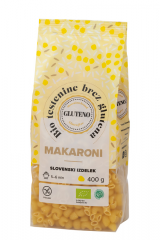 BIO brezglutenske testenine makarončki (400g)