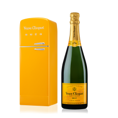 Champagne Brut Yellow Label SMEG Veuve Clicquot + GB 0,75 l