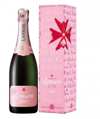 Champagne Rose Brut Lanson + GB 0,75 l