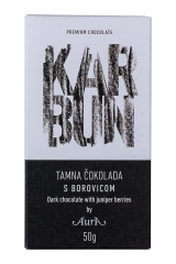Čokolada Karbun temna z borovnico Aura 50 g