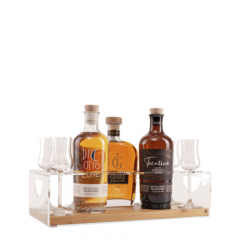 Darilni set GRAPPA Riserva s stojalom in kozarci 3 x 0,7l
