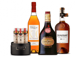 Flaviar Brandy Tasting box Bend It Like Brandy 3 x 0,05 l