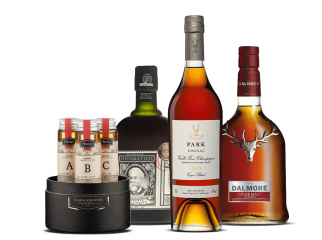 Flaviar Brandy Tasting box For The Love Of Cigars 3 x 0,05 l