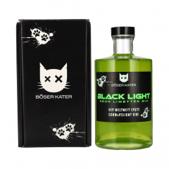 Gin Black Light Neon Limetten Böser Kater + GB 0,5 l