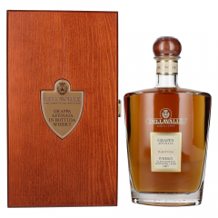 Grappa Dellavalle Affinata in botti da  WHISKY Glen Scotia & Bowmore Casks 2007 + WB 0,7 l