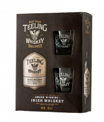 Irski Whiskey Teeling Small Batch Set + 2 Kozarca 0,7 l