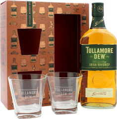 Irski whiskey Tullamore Dew + 2 kozarca GB 0,7 l