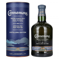 Irski Whisky Connemara DISTILLERS EDITION Peated Single Malt + GB 0,7 l