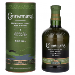 Irski Whisky Connemara ORIGINAL Peated + GB 0,7 l