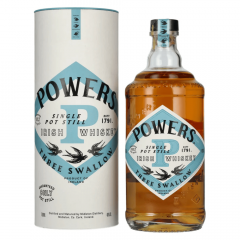 Irski Whisky Powers THREE SWALLOW Single Pot Still + GB 0,7 l