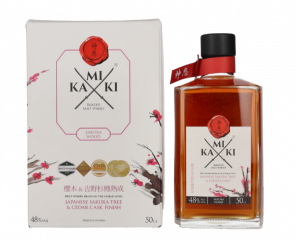 Japonski Whisky KAMIKI Blended Malt Whisky Cask Finish + GB 0,5 l