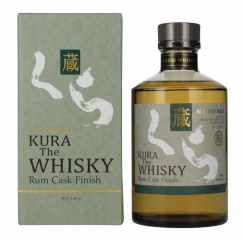 Japonski Whisky Kura The Whisky Blended Malt Rum Cask Finish + GB 0,7 l