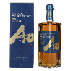 Japonski  Whisky Suntory AO World blended + GB 0,7 l