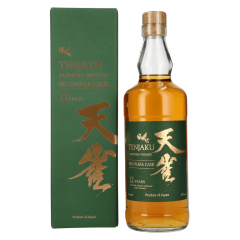 Japonski whisky Tenjaku 12 Years Blended Whisky Mizunara Cask + GB 0,7 l