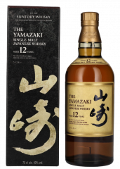 Japonski Whisky The Yamazaki Single Malt 12 YO Suntory + GB 0,7 l