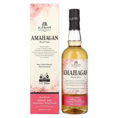 Japonski Whisky Yamazakura wood finnish Amahagan + GB 0,7 l