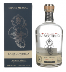 Mezcal Artesanal Blanco La Escondida + GB 0,7 l