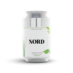 Nord Hard Seltzer limonska trava + zeleni čaj 0,33 l