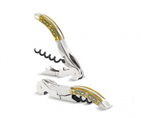 Odpirač DAMASQUINADO HANDLE CORKSCREW Pulltex 1 kos