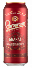 Pivo granat Staropramen 0,5 l