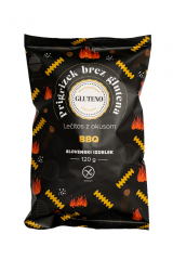 Prigrizek brez glutena Lečitos z okusom BBQ 10 x 90g