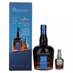 Rum Dictador 20 yo ICON RESERVE + miniaturka XO Insolent 0,05 l + GB 0,7 l