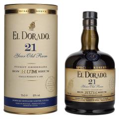 Rum El Dorado 21 Let + Gb 0,7 l