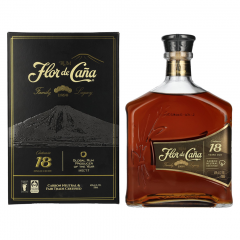 Rum Flor de Cana 18 y + GB 0,7 l