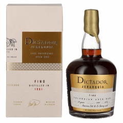 Rum JERARQUiA 29 Years Old FINO 1991 Dictador + GB 0,7 l