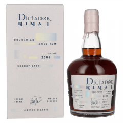 Rum RIMA 1 16 Years Old SHERRY Cask Vintage 2006 Dictador + GB 0,7 l