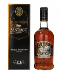 Rum Santiago de Cuba Anejo 11y + GB 0,7 l