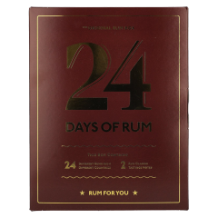 Rum S.B.S 24 DAYS OF RUM The Original Rum Box + 2 kozarca 24x0,02 l