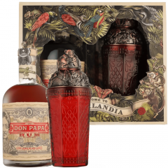 Rum Small Batch 7 YO Don Papa + shaker + GB 0,7 l