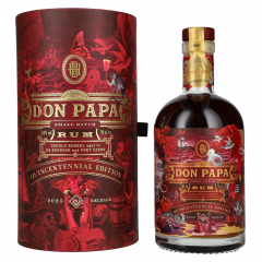 Rum Small Batch 7 YO Ex-Bourbon & Port Casks Rum Quincentennial Edition Don Papa + GB 0,7 l