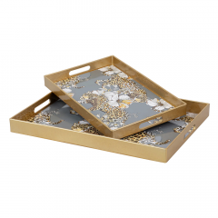 SET 2 PLADENJ Leopard 48x35x4 + 40x26x4 cm