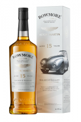 Škotski Whisky Bowmore 15y Aston Martin edition + GB 1 l