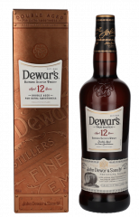 Škotski whisky Dewars 12yo Blended Double Aged + GB 0,7 l