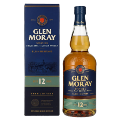 Škotski whisky Glen Moray 12y Single Malt + GB 0,7 l