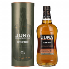 Škotski whisky Jura Seven Wood Single Malt + GB 0,7 l