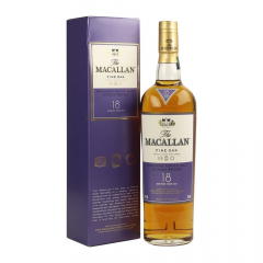 Škotski whisky Macallan 18y Fine Oak + GB 0,7 l