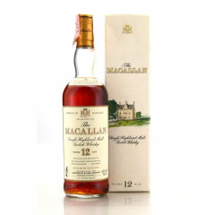 Škotski Whisky The Macallan 12 Year Old 1980s (Giovinetti Import) + GB 0,75 l